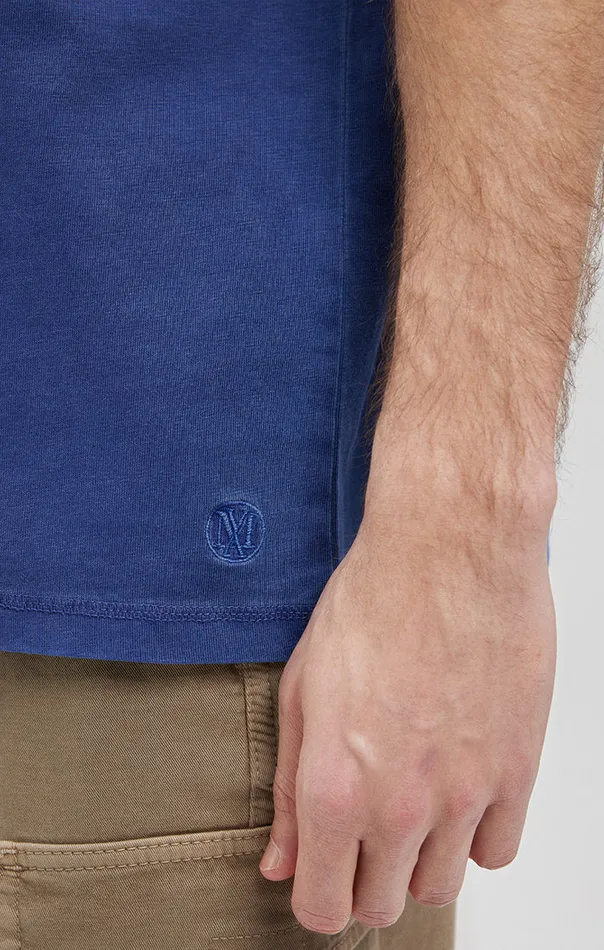 Crew Neck TShirt In Mazarine Blue Men Mavi Jeans TShirts Crew Neck TShirt In Mazarine Blue Men Mavi Jeans TShirts