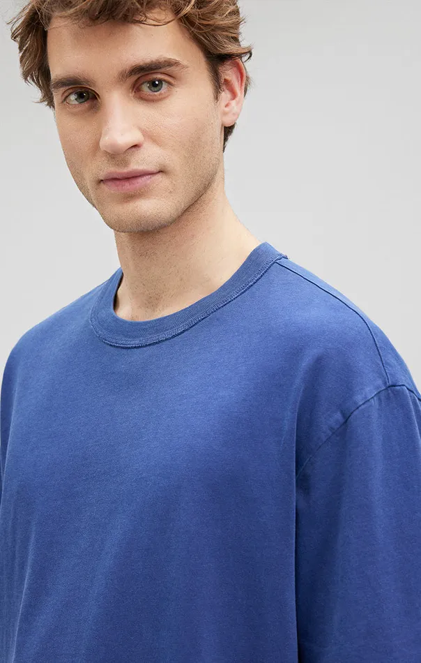 Crew Neck TShirt In Mazarine Blue Men Mavi Jeans TShirts Crew Neck TShirt In Mazarine Blue Men Mavi Jeans TShirts