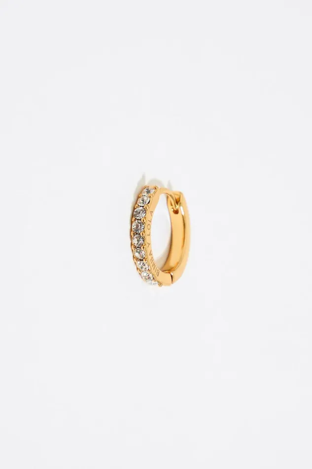 Crystals Golden Hoop Earrings Gold Women Bimba Y Lola Jewelry Crystals Golden Hoop Earrings Gold Women Bimba Y Lola Jewelry