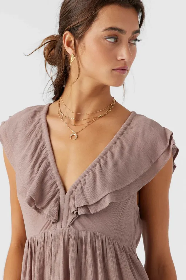 DEJI TOP Deep Taupe Women O039NEILL Clothing