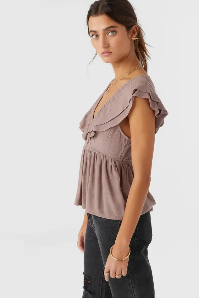 DEJI TOP Deep Taupe Women O039NEILL Clothing