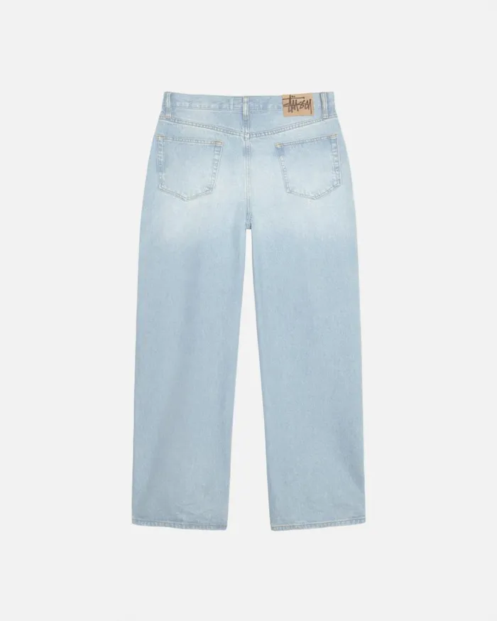 Denim MenWomen Stussy RELAXED JEAN DENIM Light Wash Denim MenWomen Stussy RELAXED JEAN DENIM Light Wash