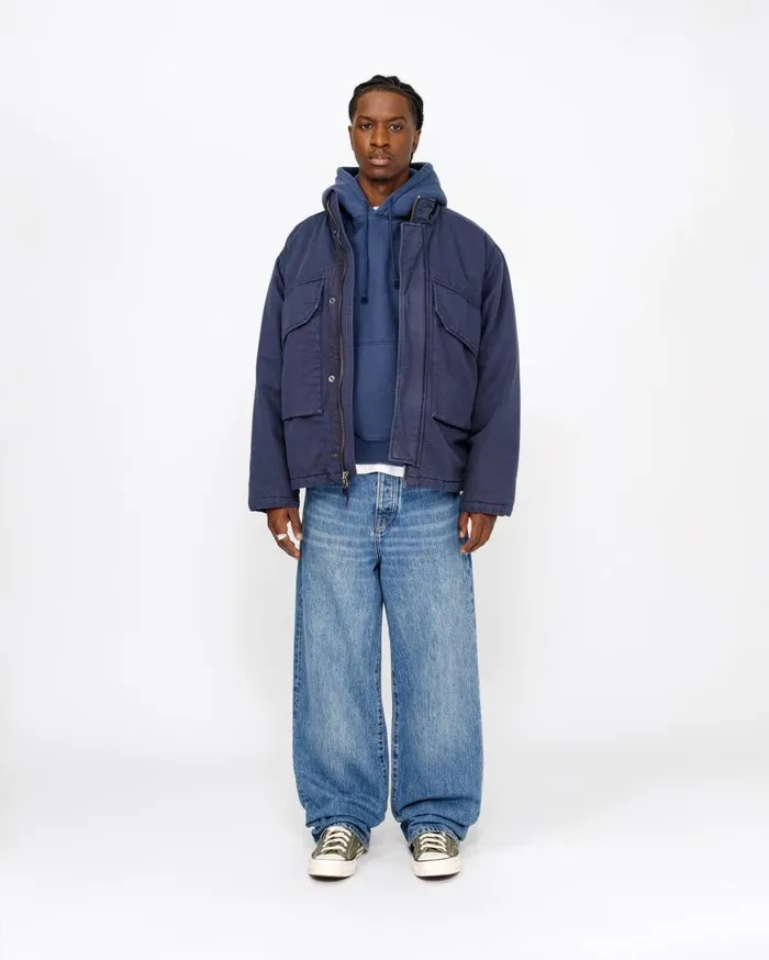 Denim MenWomen Stussy RELAXED JEAN DENIM Medium Blue