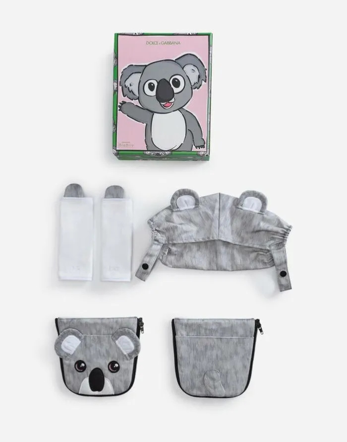 Dolce and Gabbana Accessories And Baby Carriers Children Koala Cover For Baby Carrier Multicolor Dolce and Gabbana Accessories And Baby Carriers Children Koala Cover For Baby Carrier Multicolor