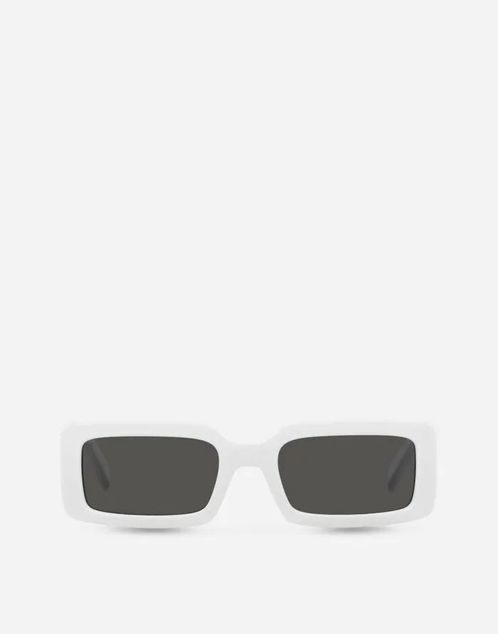 Dolce and Gabbana ADV Campaign WomenMen DG Elastic Sunglasses White
