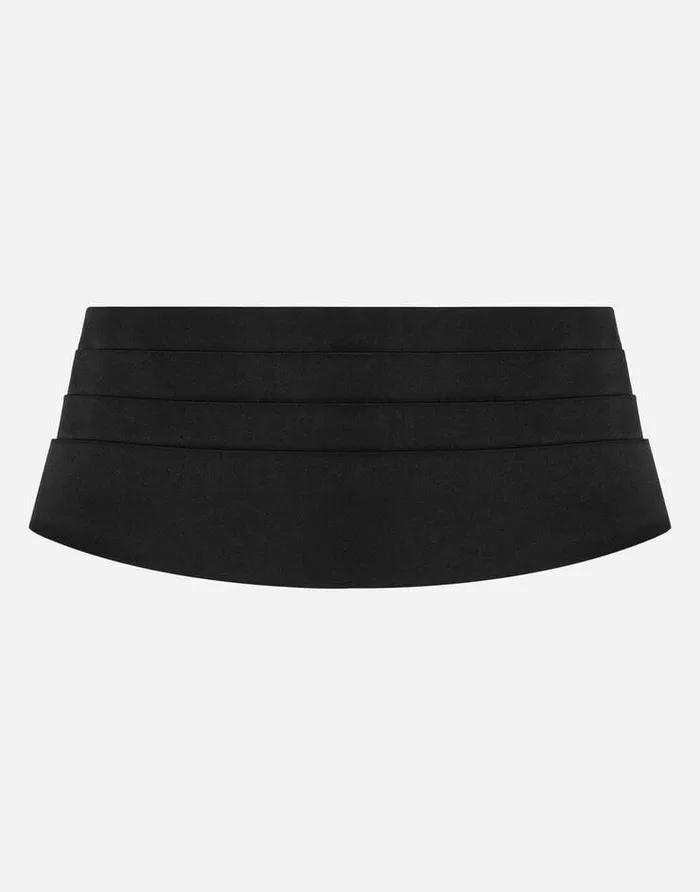 Dolce and Gabbana Belts Women Cummerbund Black