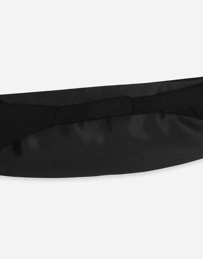Dolce and Gabbana Belts Women Cummerbund Black Dolce and Gabbana Belts Women Cummerbund Black