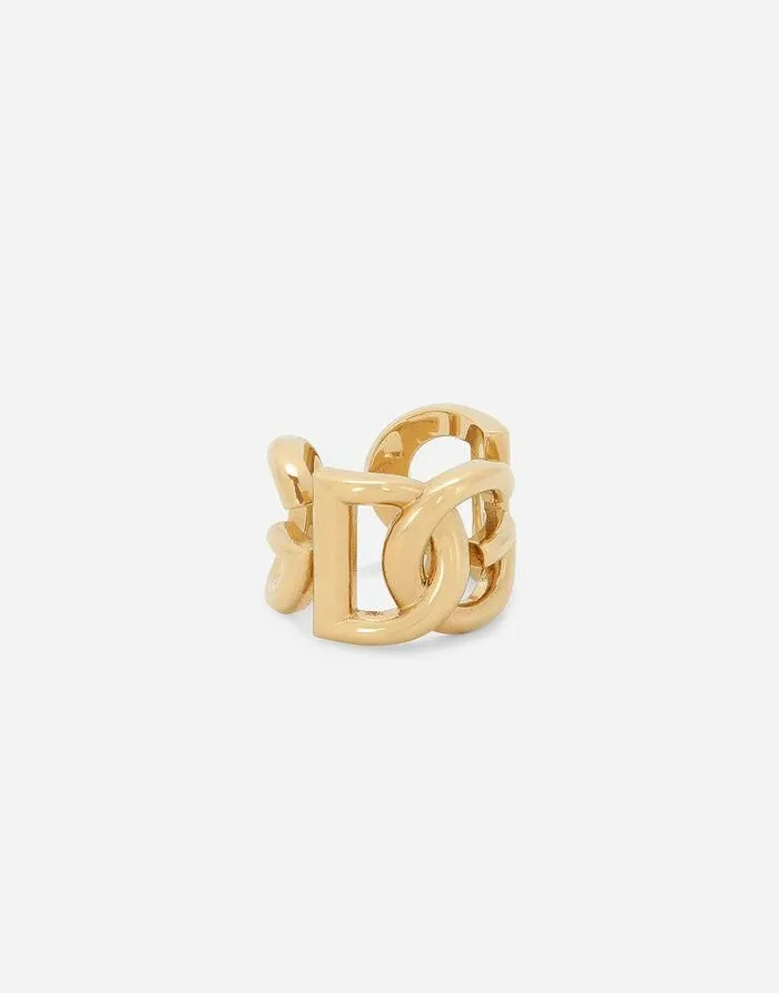 Dolce and Gabbana Bijoux Women DG Logo Ring Gold Dolce and Gabbana Bijoux Women DG Logo Ring Gold
