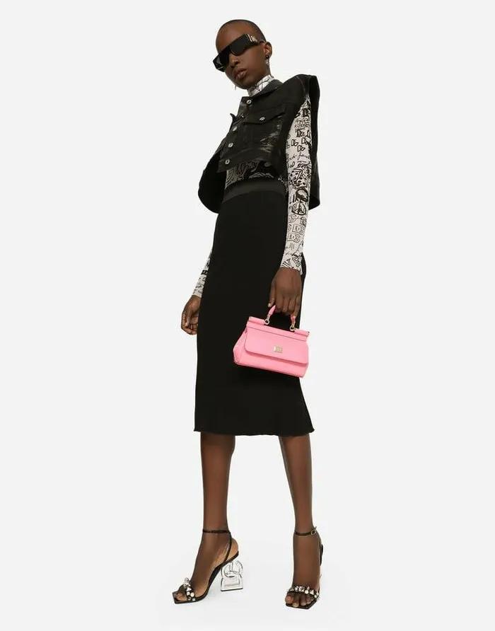 Dolce and Gabbana Clutches Mini And Micro Bags Women Small Sicily Handbag Pink Dolce and Gabbana Clutches Mini And Micro Bags Women Small Sicily Handbag Pink