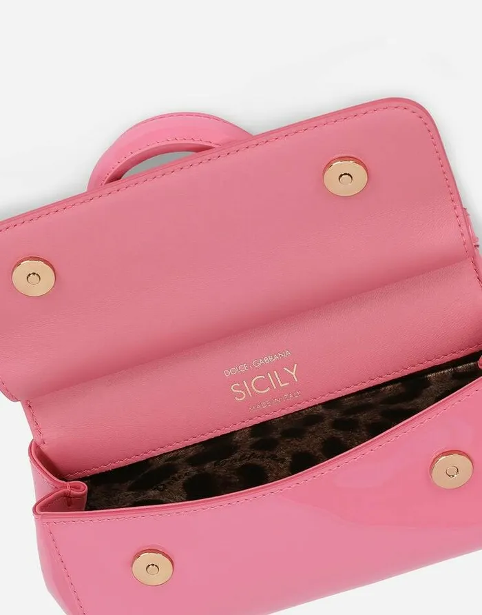 Dolce and Gabbana Clutches Mini And Micro Bags Women Small Sicily Handbag Pink Dolce and Gabbana Clutches Mini And Micro Bags Women Small Sicily Handbag Pink