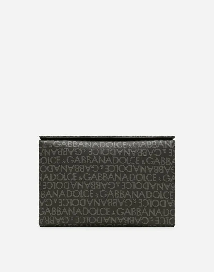 Dolce and Gabbana Crossbody Bags Men Coated Jacquard Crossbody Bag Multicolor Dolce and Gabbana Crossbody Bags Men Coated Jacquard Crossbody Bag Multicolor