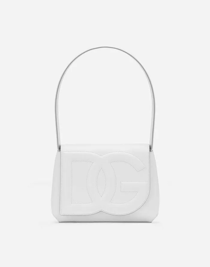 Dolce and Gabbana DG Logo Bag Women DG Logo Bag Shoulder Bag White