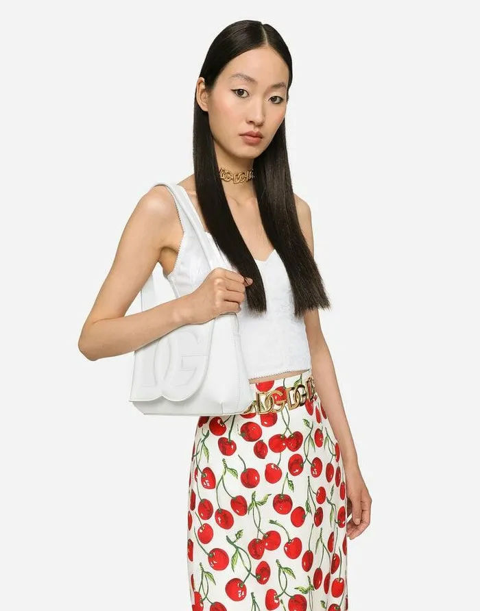 Dolce and Gabbana DG Logo Bag Women DG Logo Bag Shoulder Bag White Dolce and Gabbana DG Logo Bag Women DG Logo Bag Shoulder Bag White