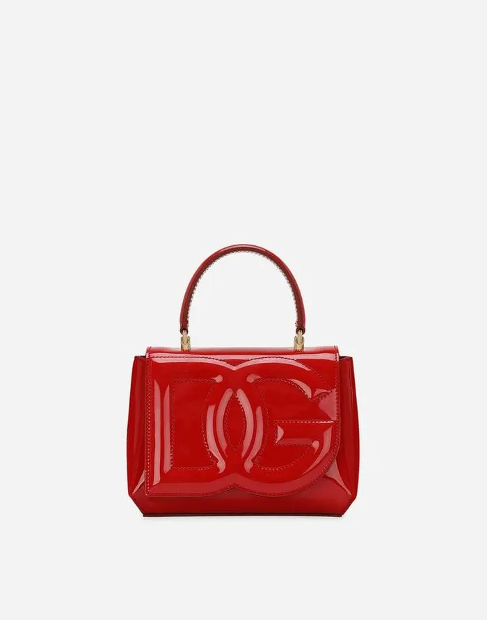 Dolce and Gabbana DG Logo Bag Women DG Logo Bag Tophandle Bag Red