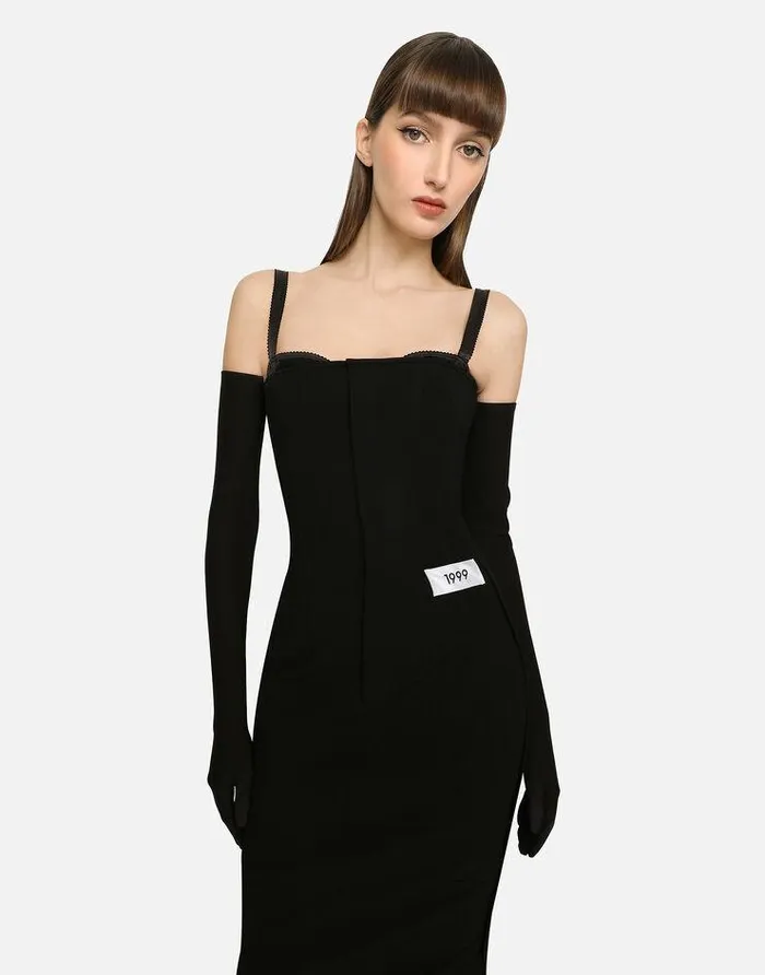 Dolce and Gabbana Dresses Women KIM DOLCEandGABBANA Long Stretch Technical Jersey Dress Black Dolce and Gabbana Dresses Women KIM DOLCEandGABBANA Long Stretch Technical Jersey Dress Black