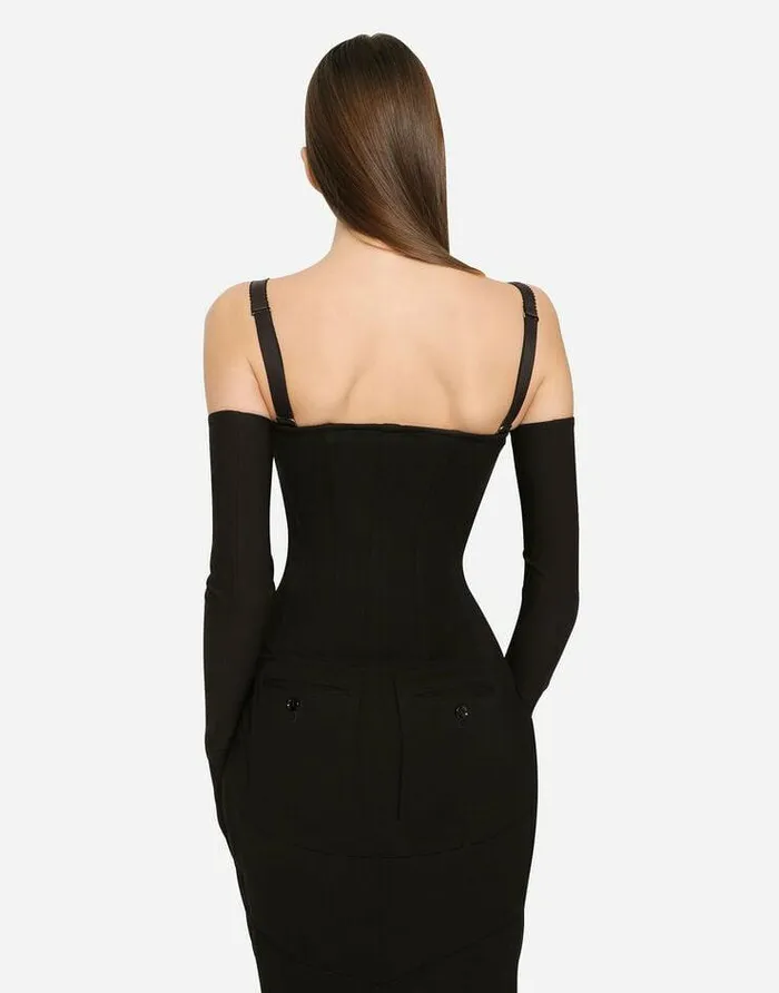 Dolce and Gabbana Dresses Women KIM DOLCEandGABBANA Long Stretch Technical Jersey Dress Black Dolce and Gabbana Dresses Women KIM DOLCEandGABBANA Long Stretch Technical Jersey Dress Black