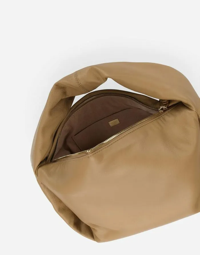 Dolce and Gabbana Handbags Women Small Nappa Leather Soft Bag With Branded Tag Beige Dolce and Gabbana Handbags Women Small Nappa Leather Soft Bag With Branded Tag Beige