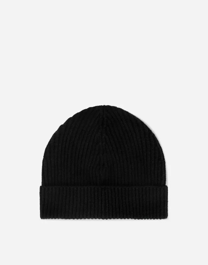 Dolce and Gabbana Hats And Gloves Men Cashmere And Wool Hat With Branded Tag Black Dolce and Gabbana Hats And Gloves Men Cashmere And Wool Hat With Branded Tag Black