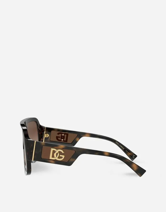 Dolce and Gabbana Icons Men Magnificent Sunglasses Havana Dolce and Gabbana Icons Men Magnificent Sunglasses Havana