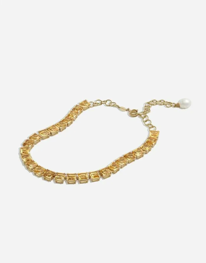 Dolce and Gabbana Necklaces Women Anna Necklace In Yellow Gold With Citrine Quartzes Gold Dolce and Gabbana Necklaces Women Anna Necklace In Yellow Gold With Citrine Quartzes Gold