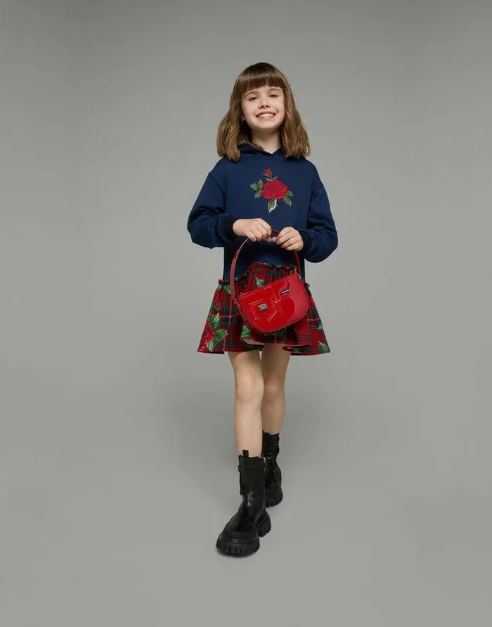 Dolce and Gabbana Shoes 2438 Children Calfskin Ankle Boots Black Dolce and Gabbana Shoes 2438 Children Calfskin Ankle Boots Black