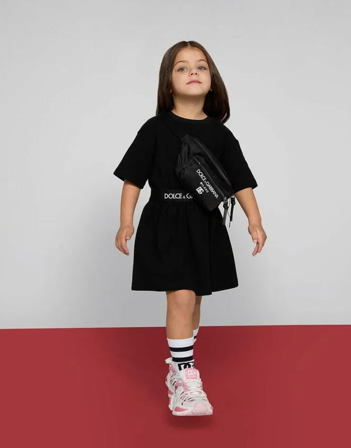 Dolce and Gabbana Shoes 2438 Children Mixedmaterial Airmaster Sneakers White Dolce and Gabbana Shoes 2438 Children Mixedmaterial Airmaster Sneakers White