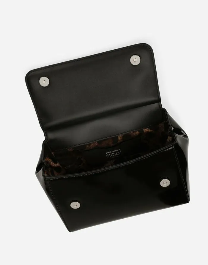 Dolce and Gabbana Shoulder And Crossbody Bags Women KIM DOLCEandGABBANA Medium Sicily Handbag Black Dolce and Gabbana Shoulder And Crossbody Bags Women KIM DOLCEandGABBANA Medium Sicily Handbag Black