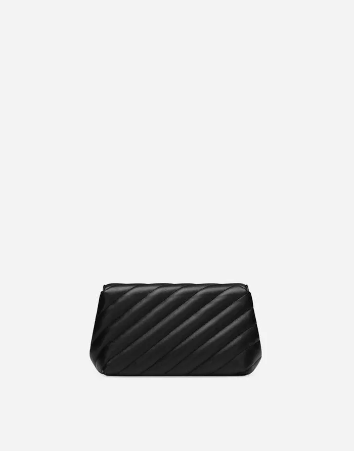 Dolce and Gabbana Shoulder And Crossbody Bags Women Small Lop Bag In Quilted Nappa Leather Black Dolce and Gabbana Shoulder And Crossbody Bags Women Small Lop Bag In Quilted Nappa Leather Black