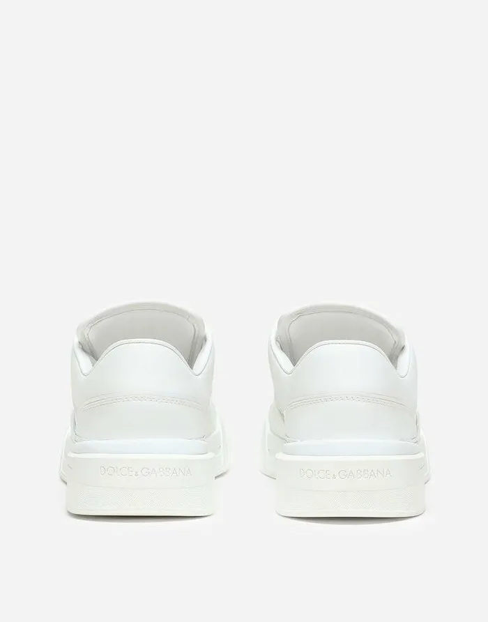 Dolce and Gabbana Sneakers Men Calfskin Nappa New Roma Sneakers White Dolce and Gabbana Sneakers Men Calfskin Nappa New Roma Sneakers White