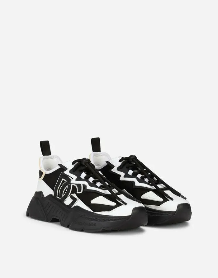 Dolce and Gabbana Sneakers Men Mixedmaterials Daymaster Sneakers Whiteblack Dolce and Gabbana Sneakers Men Mixedmaterials Daymaster Sneakers Whiteblack