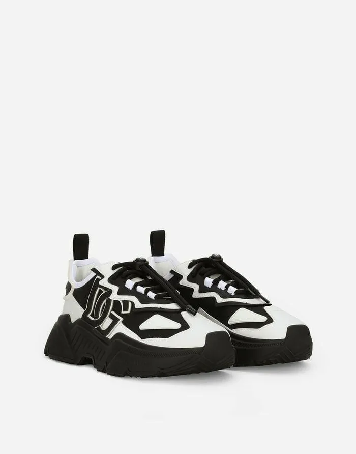 Dolce and Gabbana Sneakers Men Mixedmaterials Daymaster Sneakers Whiteblack Dolce and Gabbana Sneakers Men Mixedmaterials Daymaster Sneakers Whiteblack
