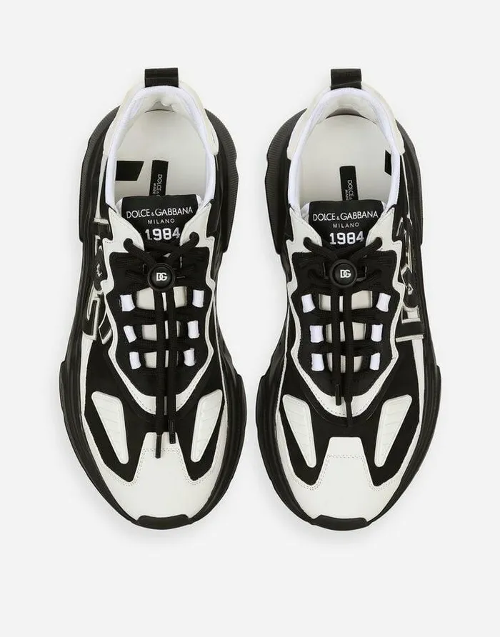 Dolce and Gabbana Sneakers Men Mixedmaterials Daymaster Sneakers Whiteblack Dolce and Gabbana Sneakers Men Mixedmaterials Daymaster Sneakers Whiteblack