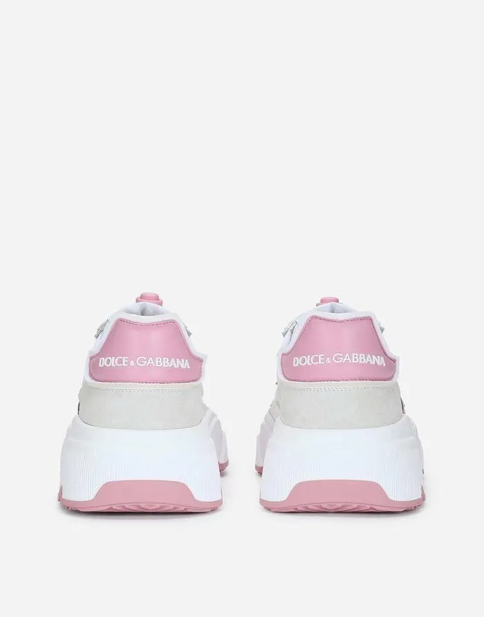 Dolce and Gabbana Sneakers Women Mixedmaterial Daymaster Sneakers With DG Logo Patch Multicolor Dolce and Gabbana Sneakers Women Mixedmaterial Daymaster Sneakers With DG Logo Patch Multicolor