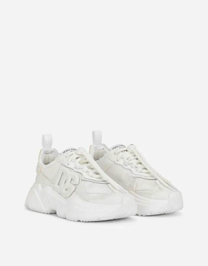 Dolce and Gabbana Sneakers Women Mixedmaterials Daymaster Sneakers White Dolce and Gabbana Sneakers Women Mixedmaterials Daymaster Sneakers White