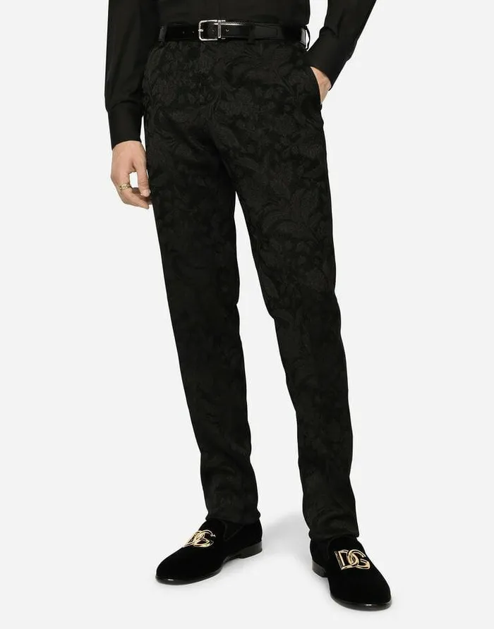 Dolce and Gabbana Suits And Blazers Men Siciliafit Tuxedo Suit With Synthetic Rhinestones Multicolor Dolce and Gabbana Suits And Blazers Men Siciliafit Tuxedo Suit With Synthetic Rhinestones Multicolor