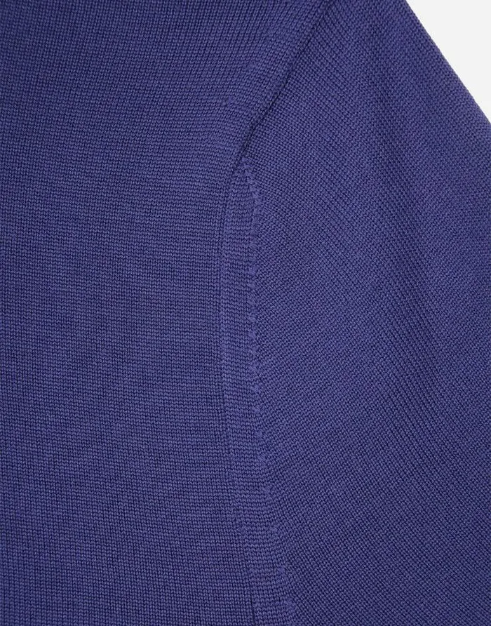 Dolce and Gabbana Sweaters And Cardigans Men Wool Poloshirt With Branded Tag Blue Dolce and Gabbana Sweaters And Cardigans Men Wool Poloshirt With Branded Tag Blue