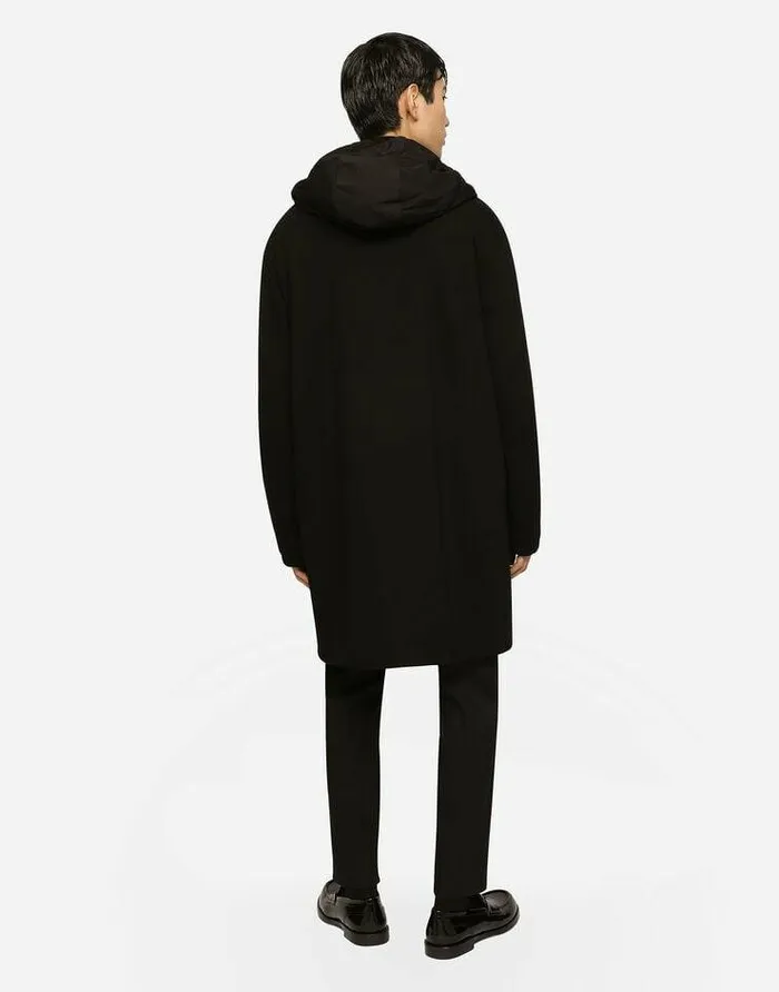 Dolce and Gabbana Sweaters And Cardigans Men Wool Turtleneck Sweater With Branded Tag Black Dolce and Gabbana Sweaters And Cardigans Men Wool Turtleneck Sweater With Branded Tag Black