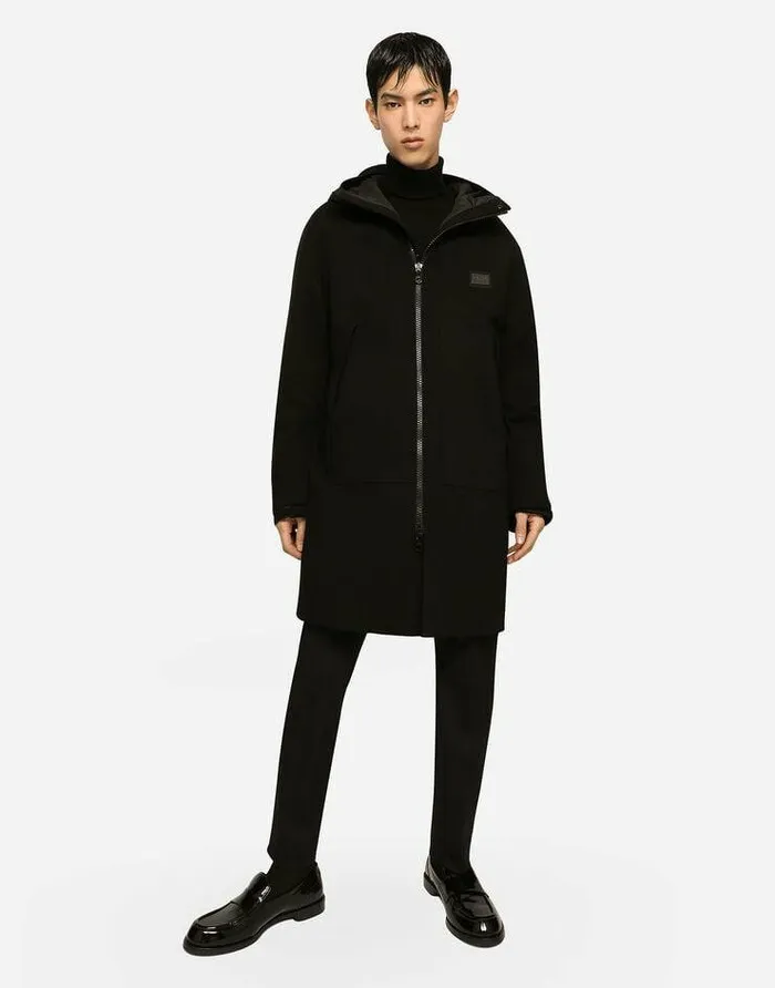 Dolce and Gabbana Sweaters And Cardigans Men Wool Turtleneck Sweater With Branded Tag Black Dolce and Gabbana Sweaters And Cardigans Men Wool Turtleneck Sweater With Branded Tag Black