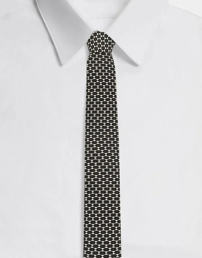 Dolce and Gabbana Ties And Pocket Squares Men 6cm Printed Silk Blade Tie Multicolor