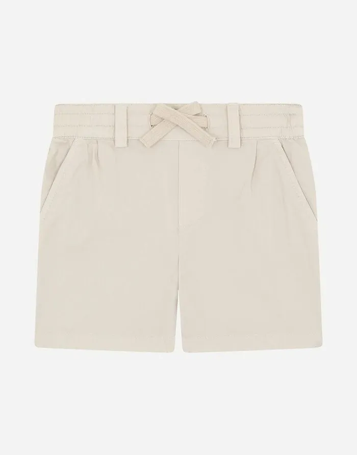 Dolce and Gabbana Trousers And Shorts Children Garmentdyed Canvas Shorts With Drawstring Beige Dolce and Gabbana Trousers And Shorts Children Garmentdyed Canvas Shorts With Drawstring Beige