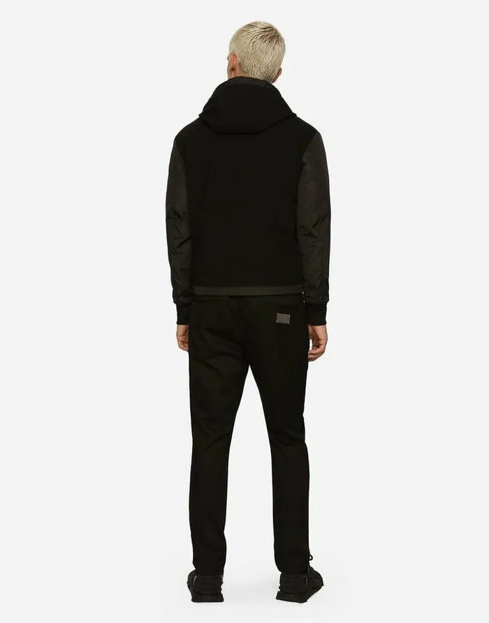 Dolce and Gabbana Trousers And Shorts Men Stretch Cotton Jogging Pants With Tag Black Dolce and Gabbana Trousers And Shorts Men Stretch Cotton Jogging Pants With Tag Black