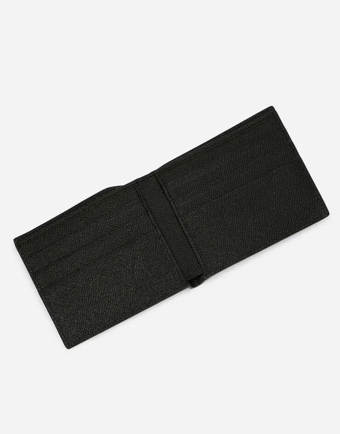 Dolce and Gabbana Wallets And Small Leather Goods Men Calfskin Bifold Wallet With Allover DG Print Multicolor Dolce and Gabbana Wallets And Small Leather Goods Men Calfskin Bifold Wallet With Allover DG Print Multicolor