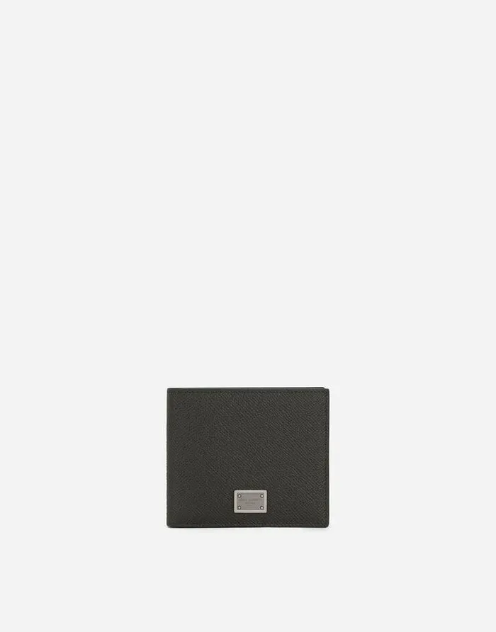 Dolce and Gabbana Wallets And Small Leather Goods Men Dauphine Calfskin Wallet Grey Dolce and Gabbana Wallets And Small Leather Goods Men Dauphine Calfskin Wallet Grey