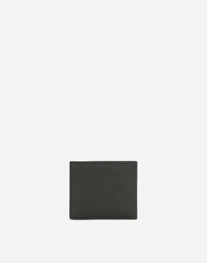 Dolce and Gabbana Wallets And Small Leather Goods Men Dauphine Calfskin Wallet Grey Dolce and Gabbana Wallets And Small Leather Goods Men Dauphine Calfskin Wallet Grey