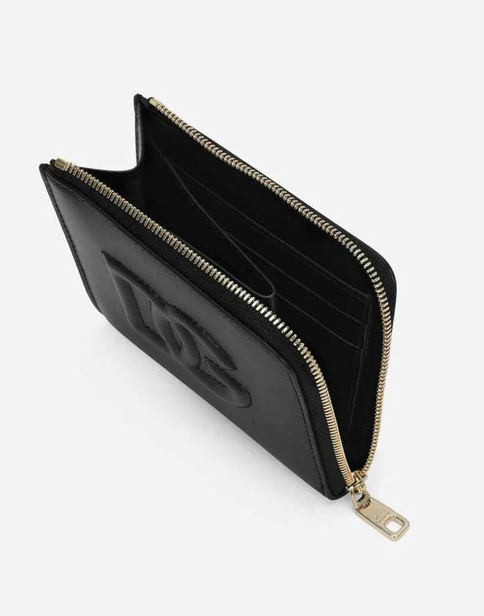 Dolce and Gabbana Wallets And Small Leather Goods Women DG Logo Card Holder Black Dolce and Gabbana Wallets And Small Leather Goods Women DG Logo Card Holder Black
