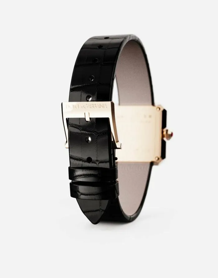 Dolce and Gabbana WatchesandStraps Women Gold Watch With Diamonds Black Dolce and Gabbana WatchesandStraps Women Gold Watch With Diamonds Black