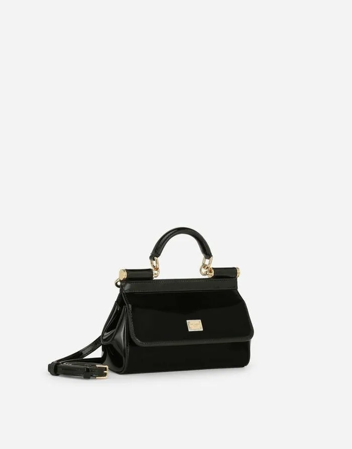 Dolce and Gabbana Wear It Like DGCelebs Women Small Sicily Handbag Black Dolce and Gabbana Wear It Like DGCelebs Women Small Sicily Handbag Black