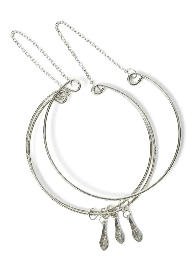 DOUBLE BAND ARM CUFF Silver Women VENUS Bracelets