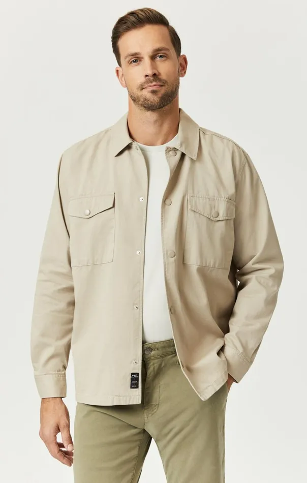Double Pocket Overshirt In Pure Cashmere Men Mavi Jeans TShirts