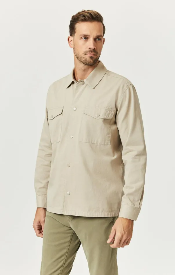 Double Pocket Overshirt In Pure Cashmere Men Mavi Jeans TShirts Double Pocket Overshirt In Pure Cashmere Men Mavi Jeans TShirts